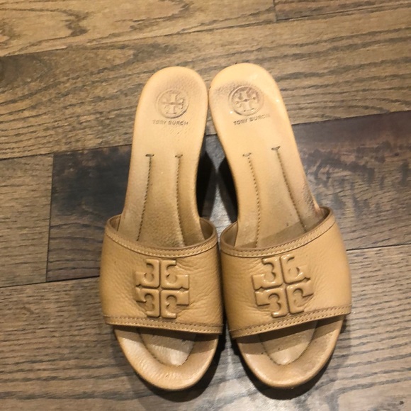 Tory Burch Wedge Logo Sandal 8.5 - Picture 6 of 6